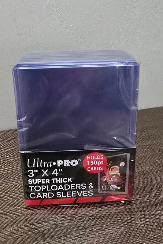 Toploaders with Thick Penny Sleeves 3 X 4 Super Thick 130PT - Ultra Pro 10ct ULTRA PRO