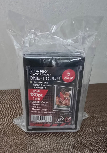 5 x ONE-TOUCH Magnetic Holder Bordure Noire 130 PT UV - Ultra Pro ULTRA PRO