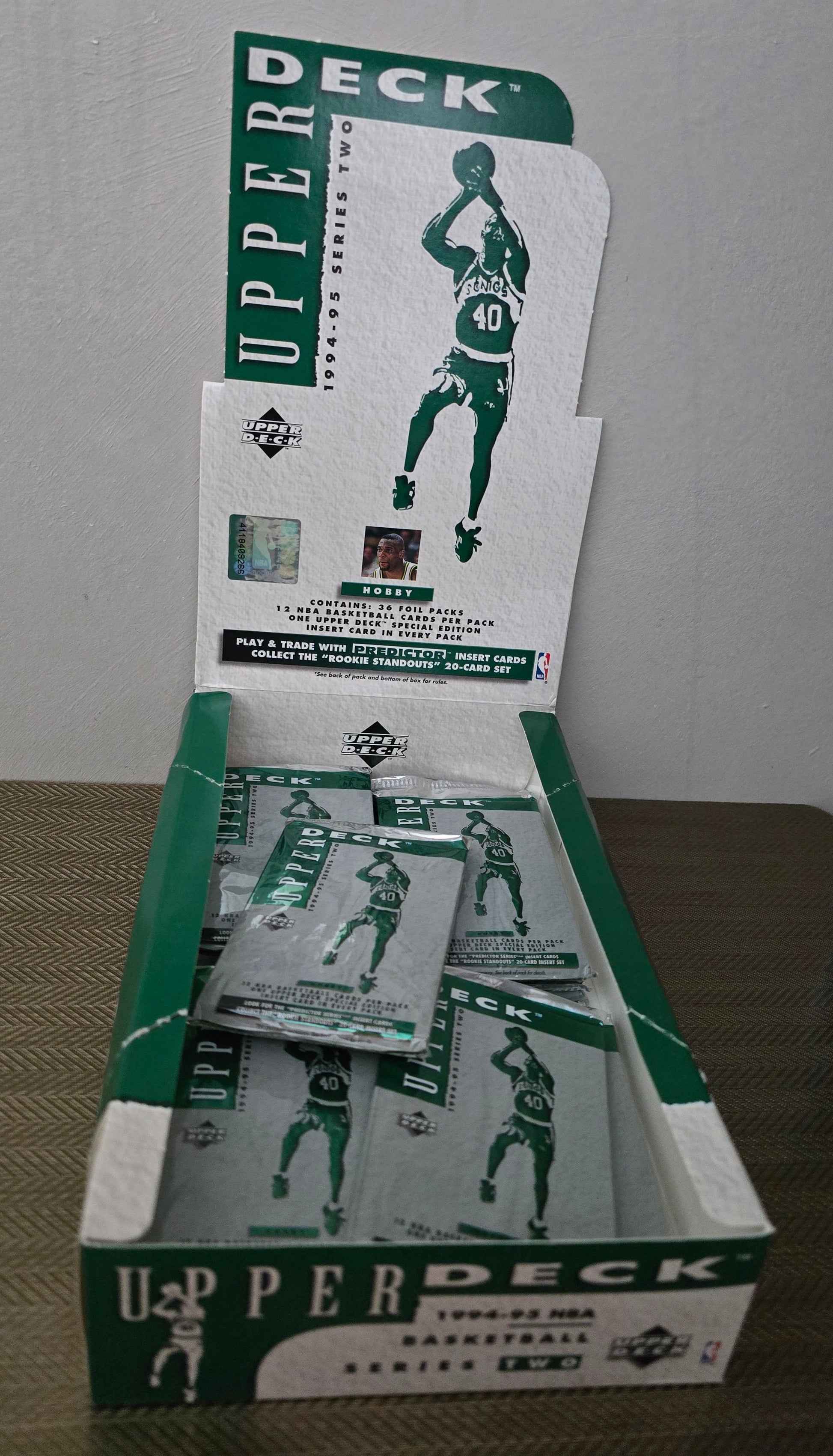 1994-95 Upper Deck Series 2 Cartes Basketball NBA Hobby Pack