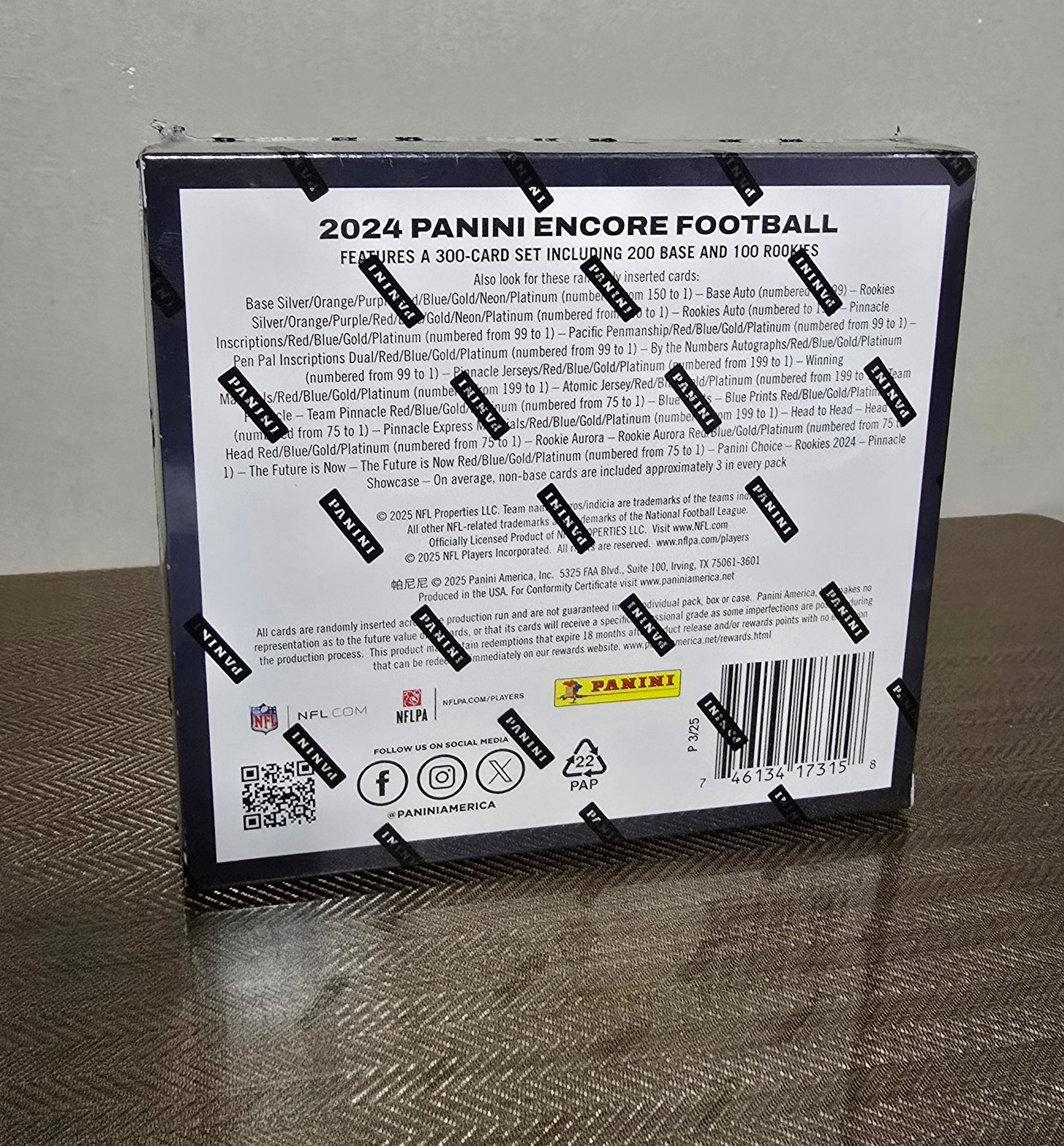 2024 Panini Encore Cartes Football NFL Hobby Box Panini
