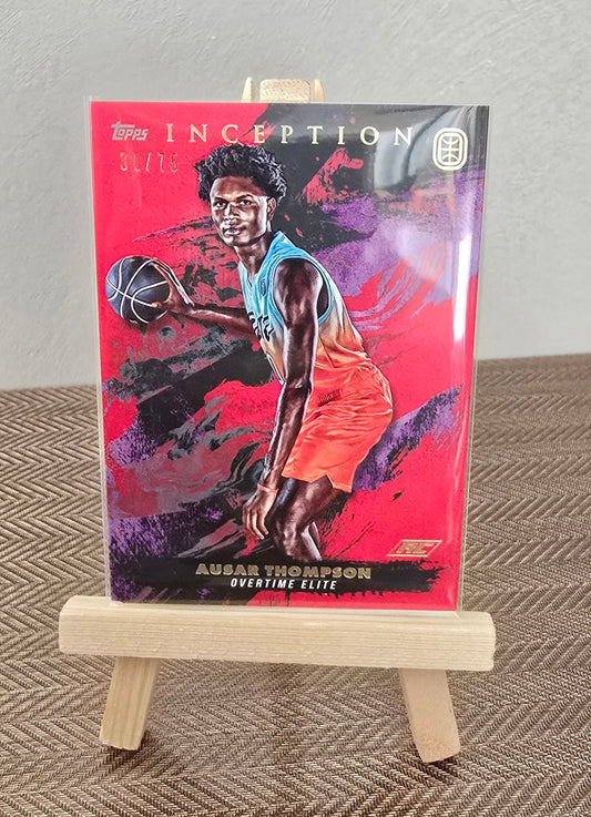 Carte numérotée 30/75 collection sport Basketball AUSAR THOMPSON Topps