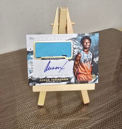Carte Autographe Patch numérotée 033/199 collection sport Basketball AUSAR THOMPSON Topps