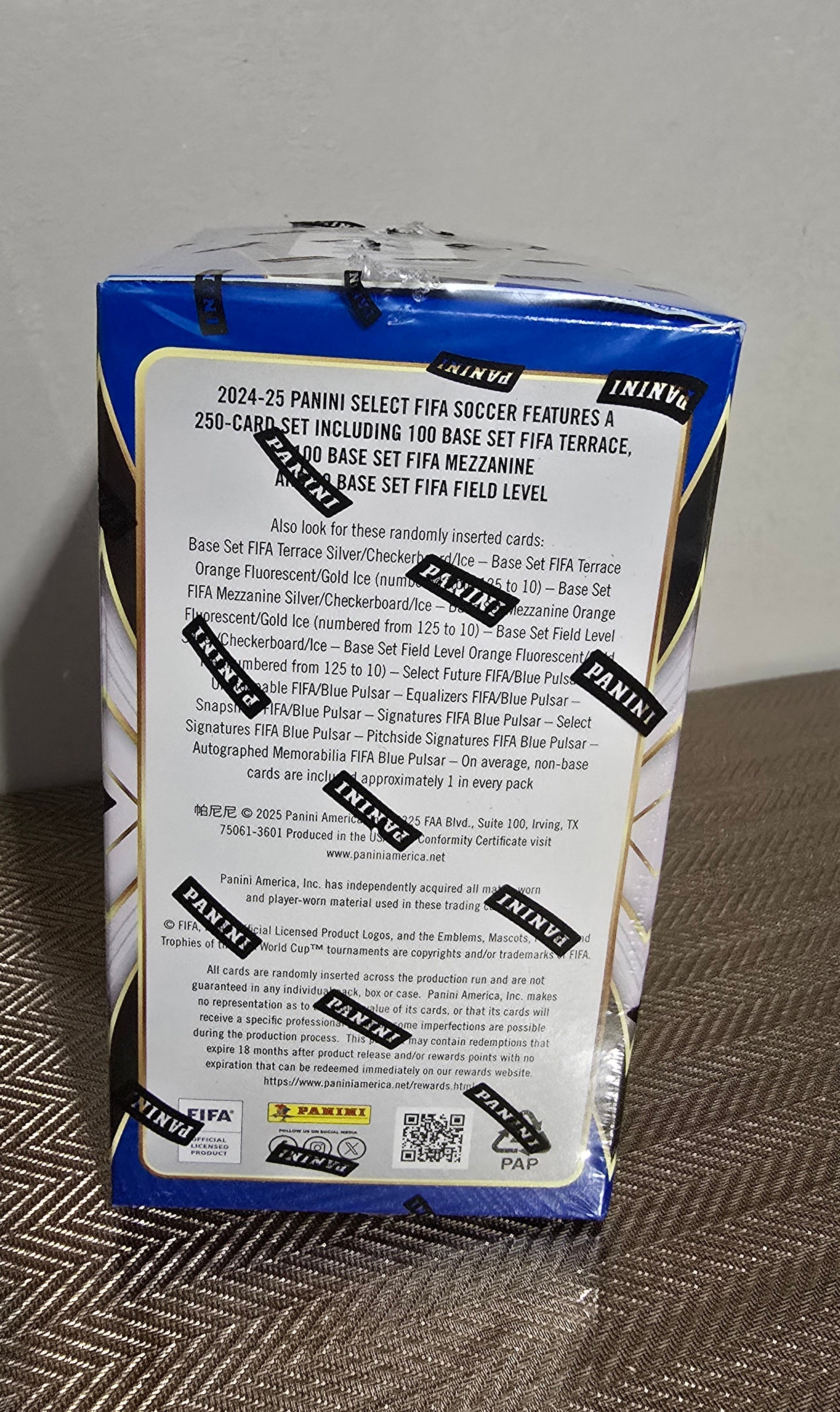 2024-25 Panini Select FIFA Cartes Soccer Hobby Blaster Box Panini
