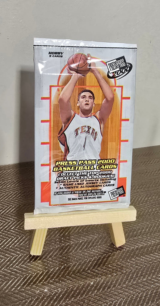 2000-01 Press Pass Cartes Basketball NBA Hobby Box Pack Fleer