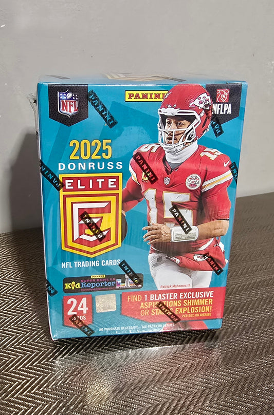 2025 Panini Donruss Elite Cartes Football NFL Blaster Box (Green Disco) Panini