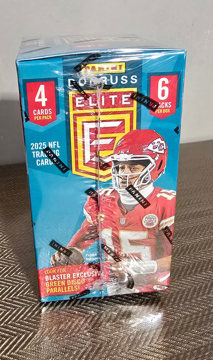 2025 Panini Donruss Elite Cartes Football NFL Blaster Box (Green Disco) Panini