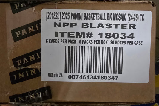 2024-25 Panini Mosaic Cartes Basketball NBA Blaster Box x 20 / CASE