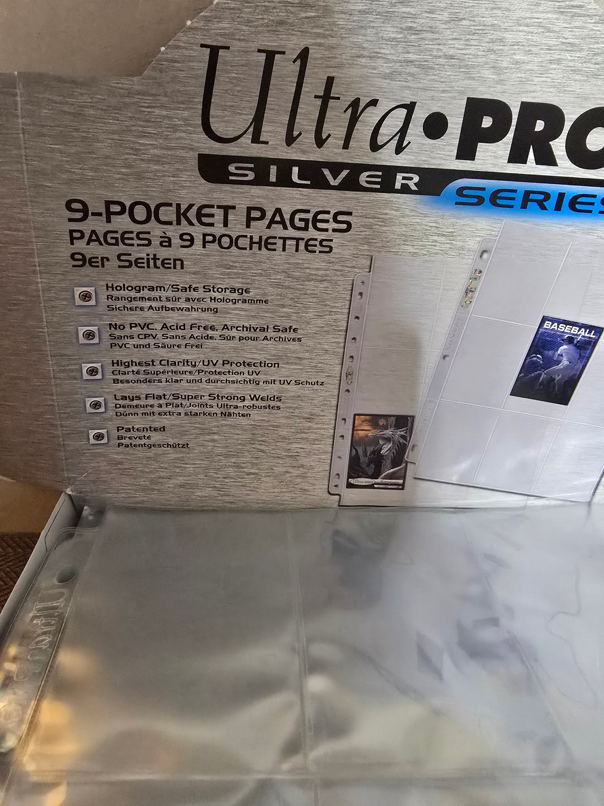 Feuille de classeur - Ultra Pro Silver - à l'unité ULTIMATE GUARD