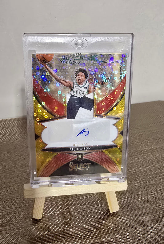 2024-25 Panini Select Basketball NBA - AJ JOHNSON - Carte Autographe + Patch #08/10 Topps