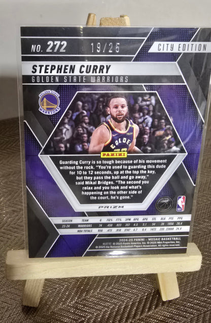 2024-25 Panini Mosaic Basketball NBA - STEPHEN CURRY - Carte #19/25 Panini