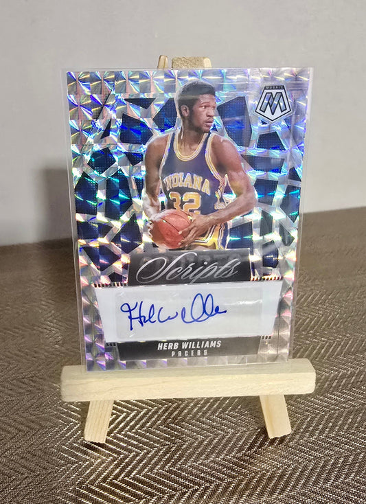2024-25 Panini Mosaic NBA - HERB WILLIAMS - Carte Autographe Scripts Panini