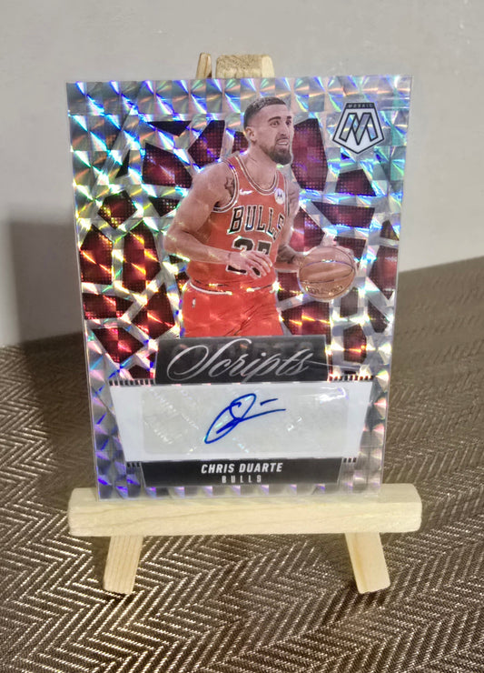 2024-25 Panini Mosaic NBA - CHRIS DUARTE - Carte Autographe Scripts Panini