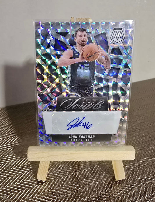 2024-25 Panini Mosaic NBA - JOHN KONCHAR - Carte Autographe Scripts Panini