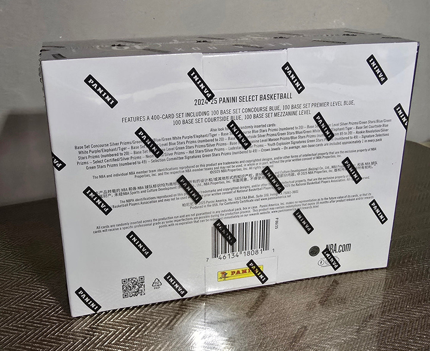 2024-25 Panini Select Cartes Basketball NBA Hobby Méga Box Panini