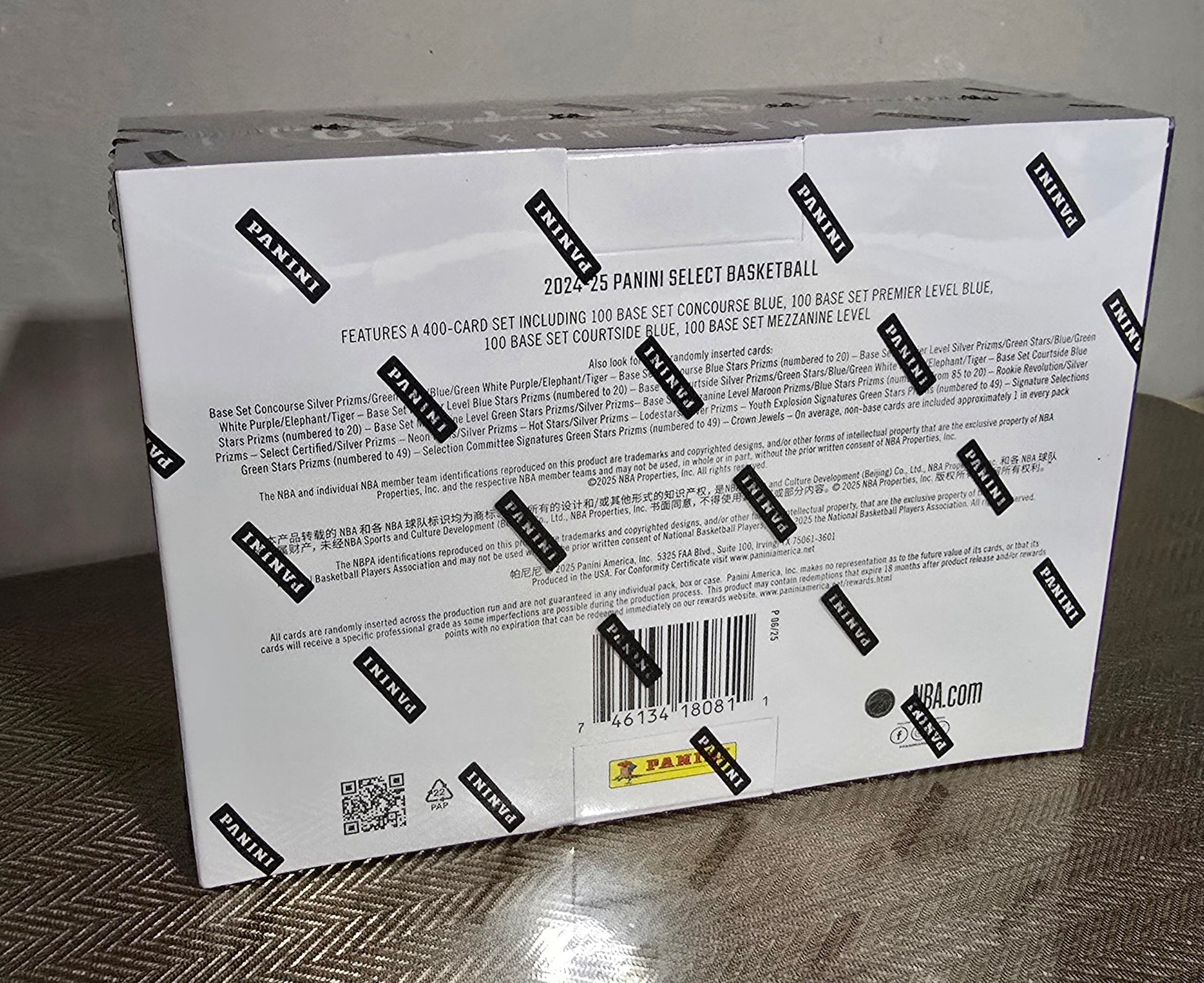 2024-25 Panini Select Cartes Basketball NBA Hobby Méga Box Panini