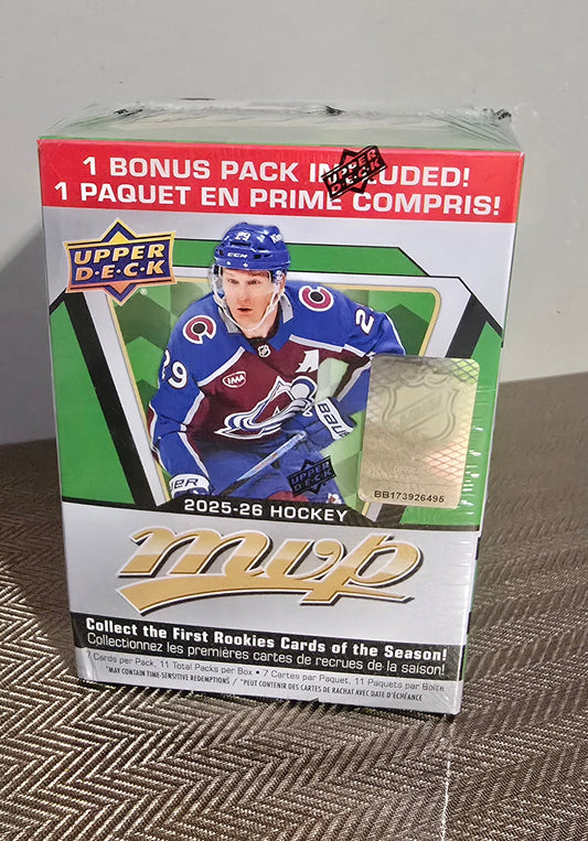 2025-26 Upper Deck MVP  Cartes Hockey NHL Blaster Box Upper Deck