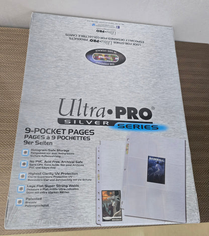 100 Feuilles de classeur Silver - Ultra Pro ULTRA PRO