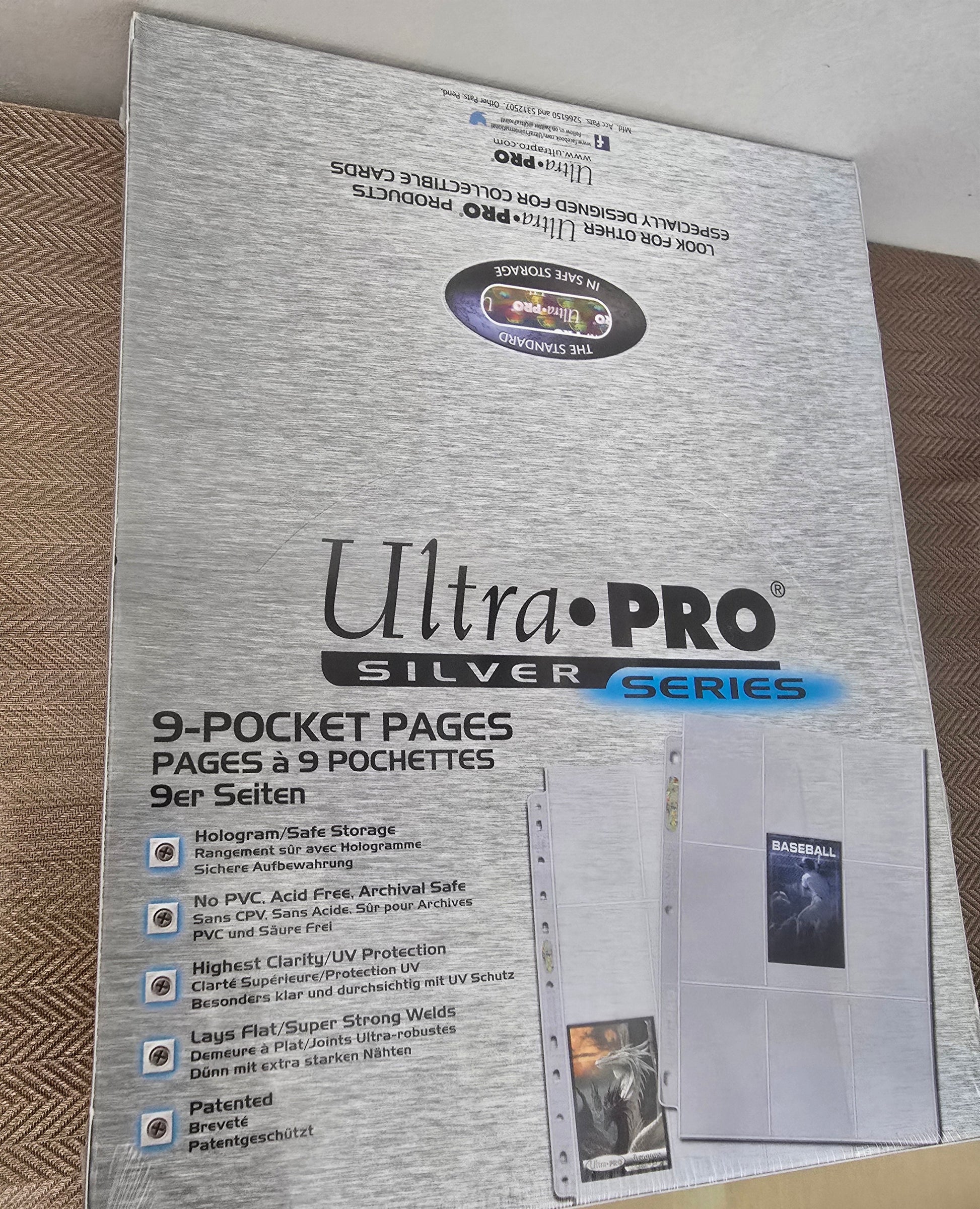 100 Feuilles de classeur Silver - Ultra Pro ULTRA PRO