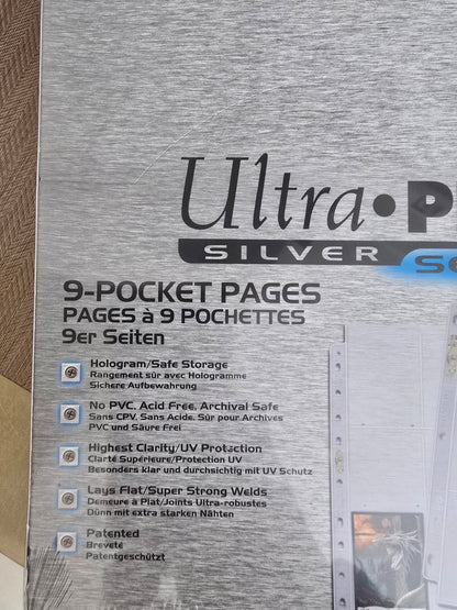 100 Feuilles de classeur Silver - Ultra Pro ULTRA PRO