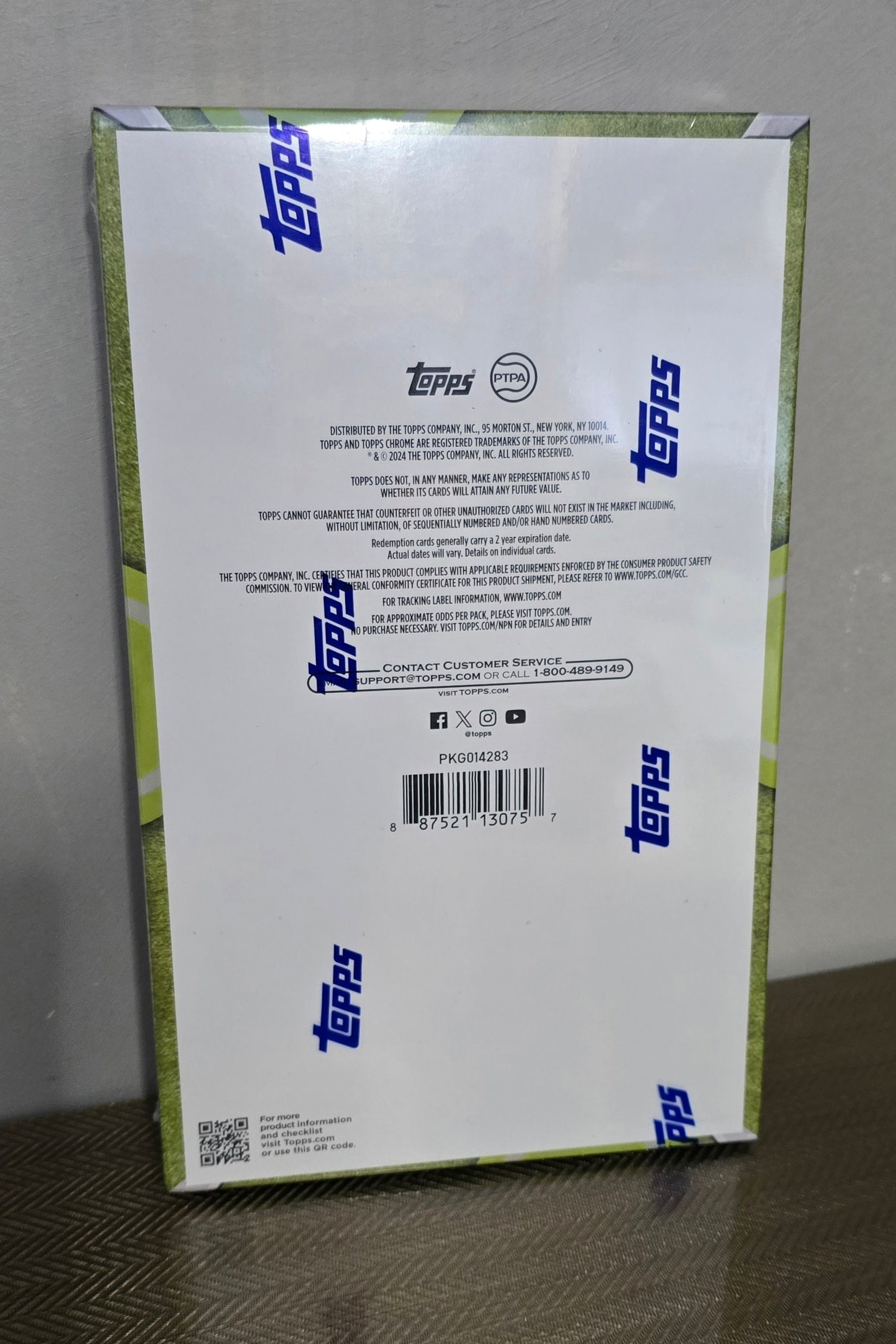 2024 Topps Chrome Cartes Tennis Hobby Box Topps