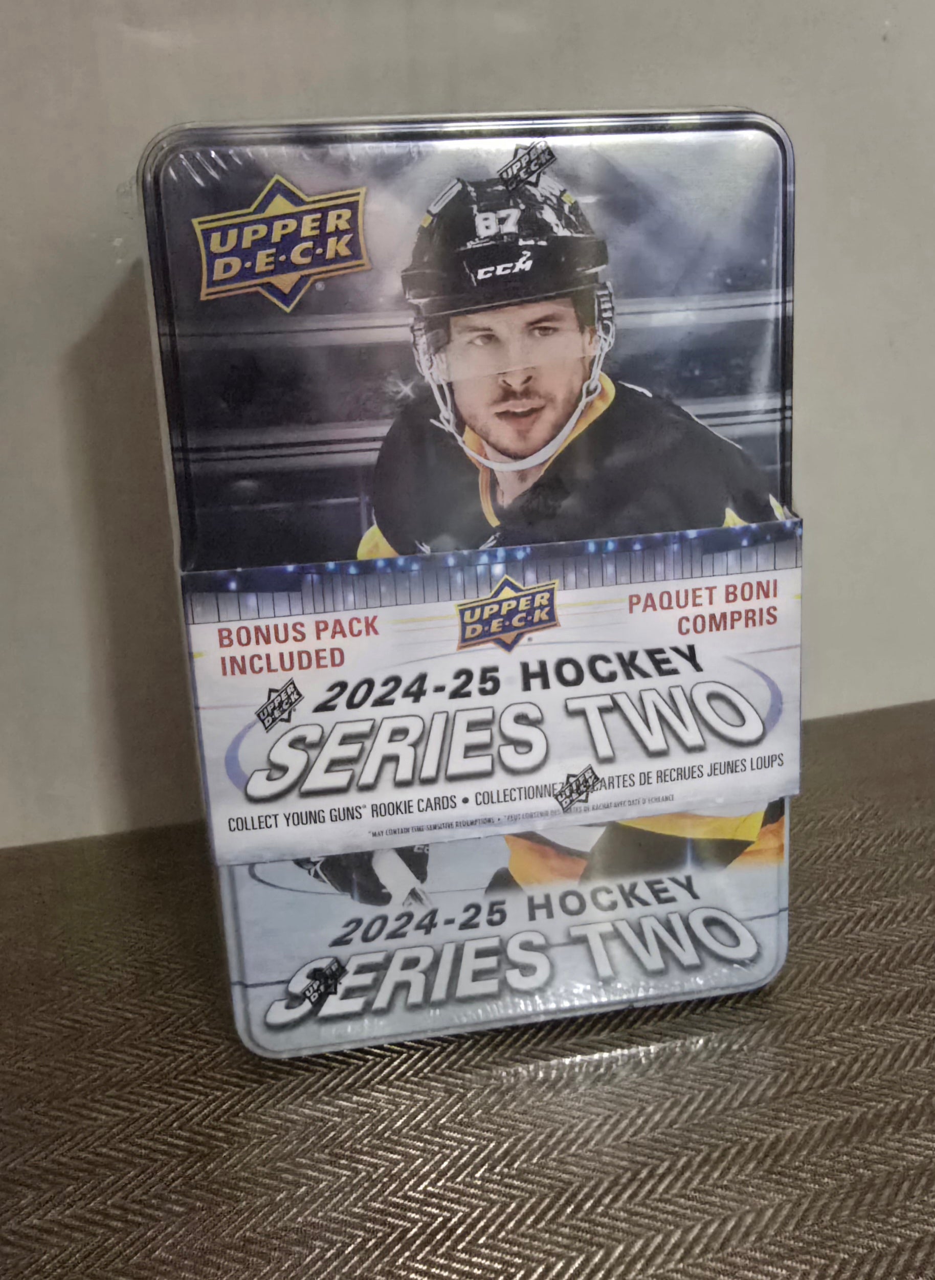 2024-25 Upper Deck Series 2 Tin Cartes Hockey NHL Upper Deck