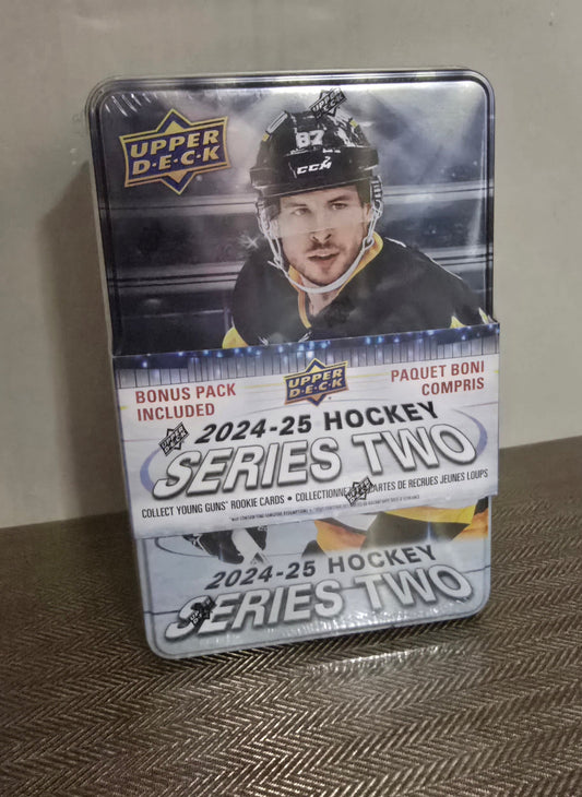 2024-25 Upper Deck Series 2 Tin Cartes Hockey NHL Upper Deck