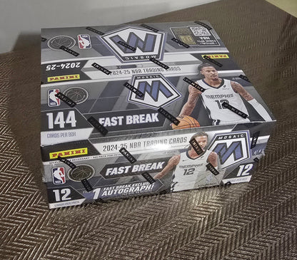 2024-25 Panini Mosaic Cartes Basketball NBA Fast Break Box Panini