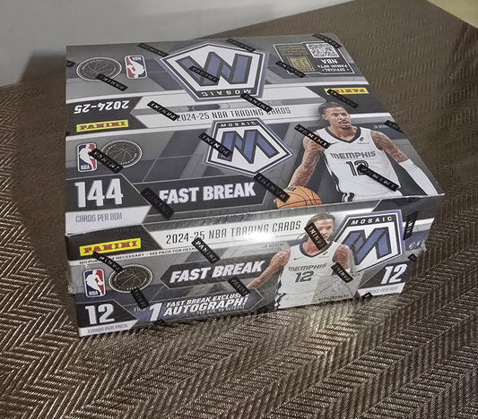 2024-25 Panini Mosaic Cartes Basketball NBA Fast Break Box Panini