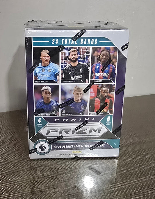 2024-25 Panini Prizm Premier League EPL Cartes Soccer Blaster Box (Pink Mosaïc Prizms) Panini
