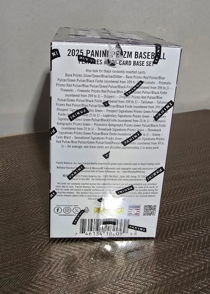 2025 Panini Prizm Cartes Baseball MLB Blaster Box Panini