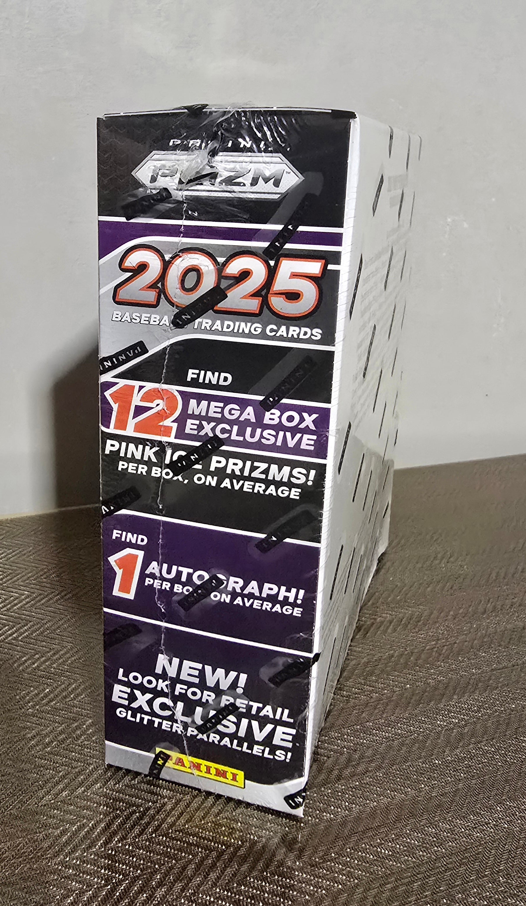 2025 Panini Prizm Cartes Baseball MLB Méga Box (Pink Ice Prizms) Panini