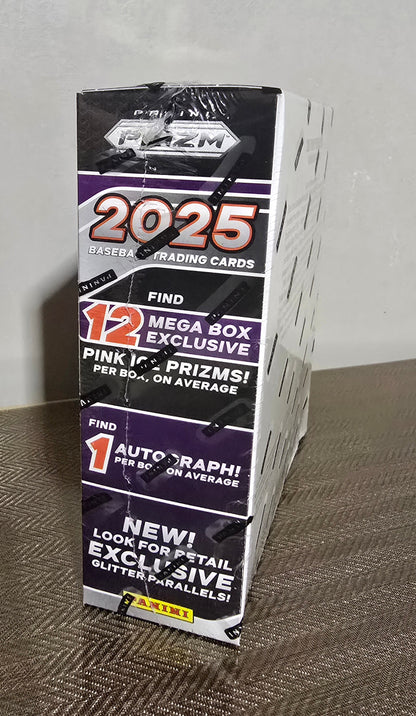 2025 Panini Prizm Cartes Baseball MLB Méga Box (Pink Ice Prizms) Panini