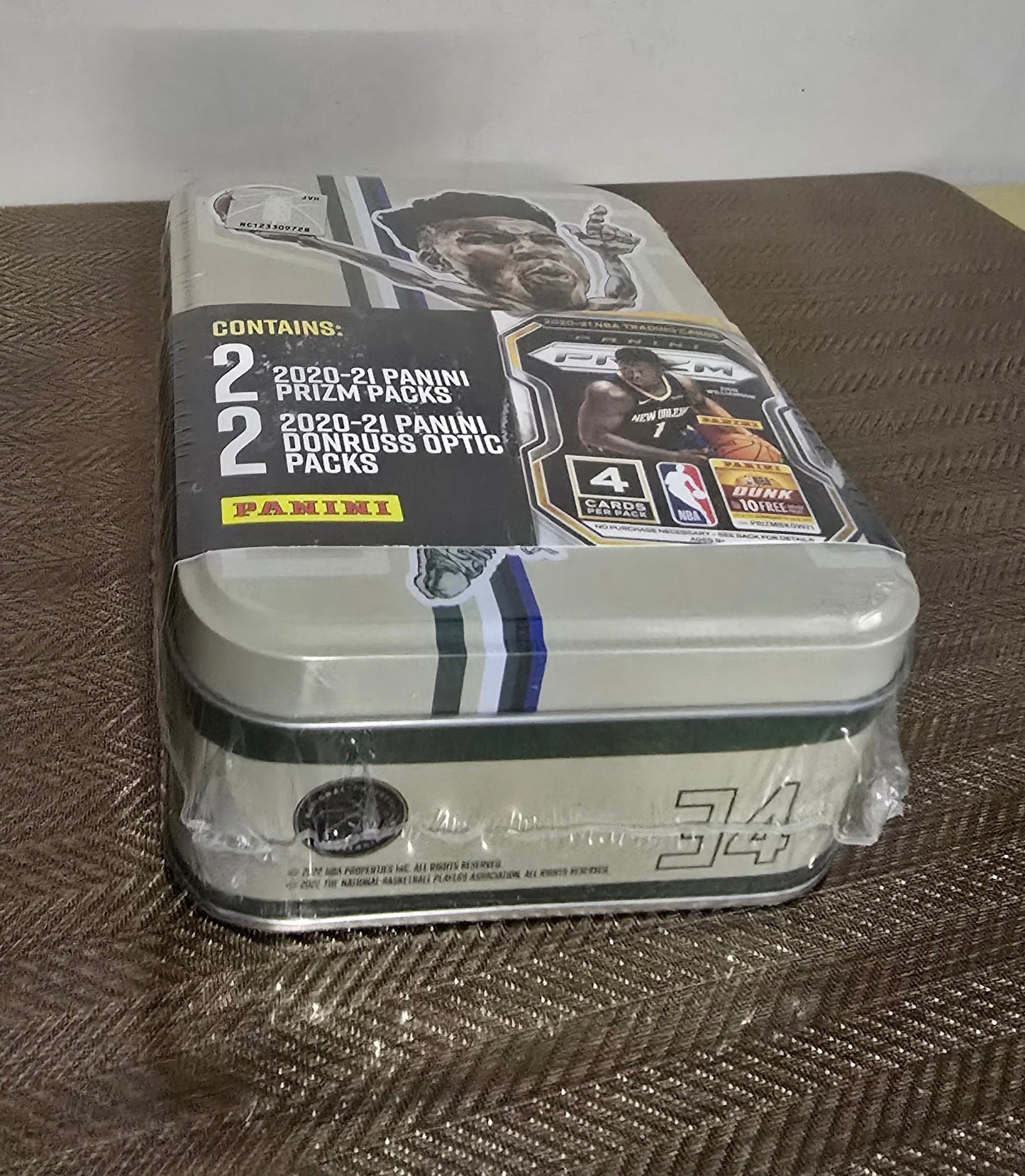 2024 NBA Giannis Antetokounmpo Championship Cartes Basketball Coll. Vol. 1 MJH COLLECTOR TIN MJ HOLDING