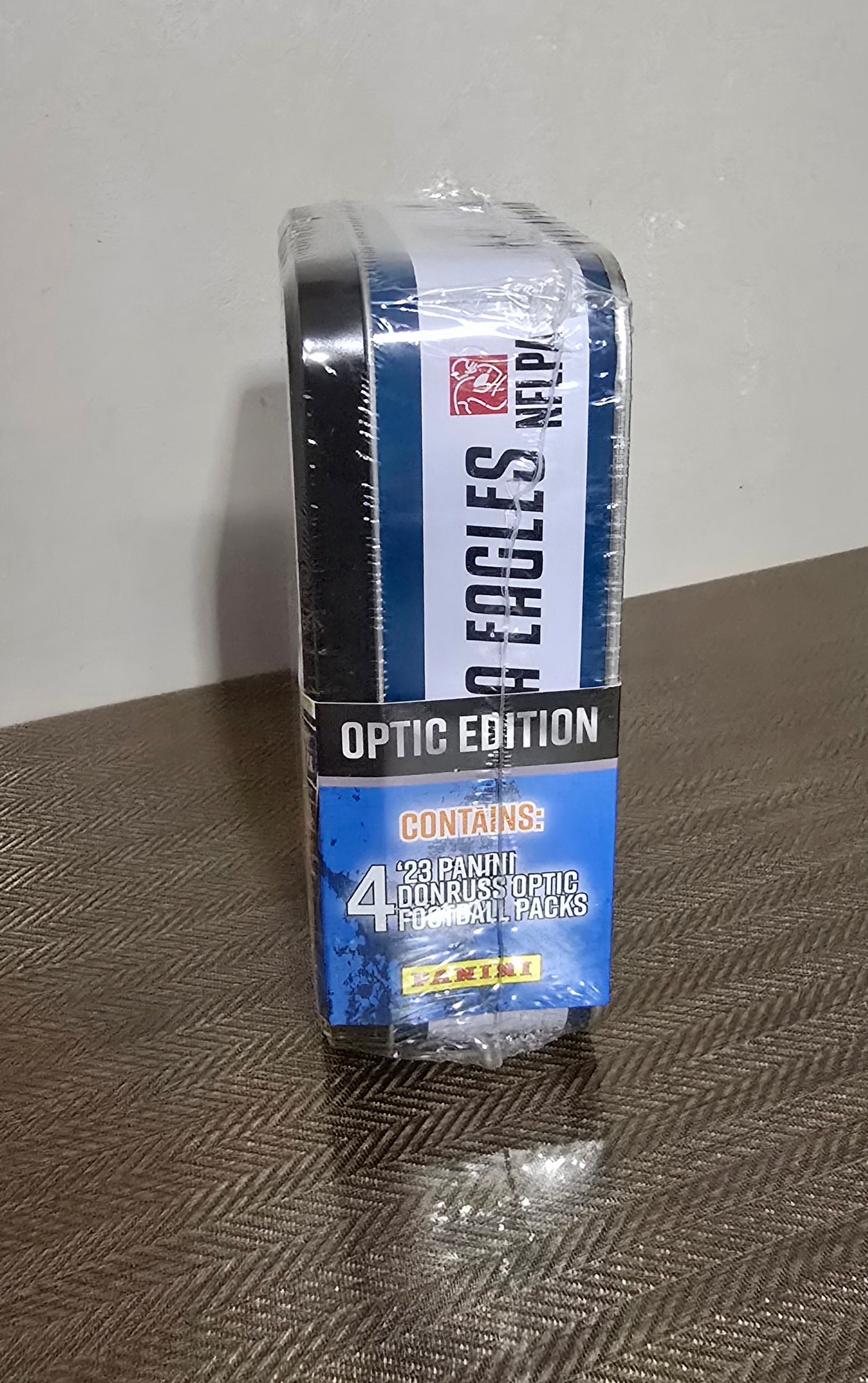 2024 NFL Jalen Hurts Champion Cartes Football US Collection Optic Edition MJH Collector Tin MJ HOLDING