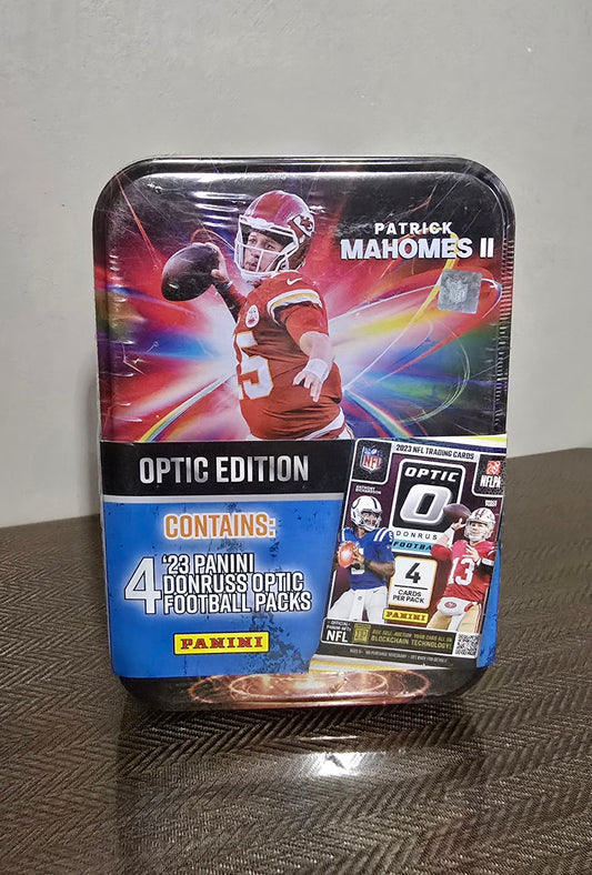 2024 NFL Patrick Mahomes II Champion Cartes Football US Collection Optic Edition MJH Collector Tin MJ HOLDING