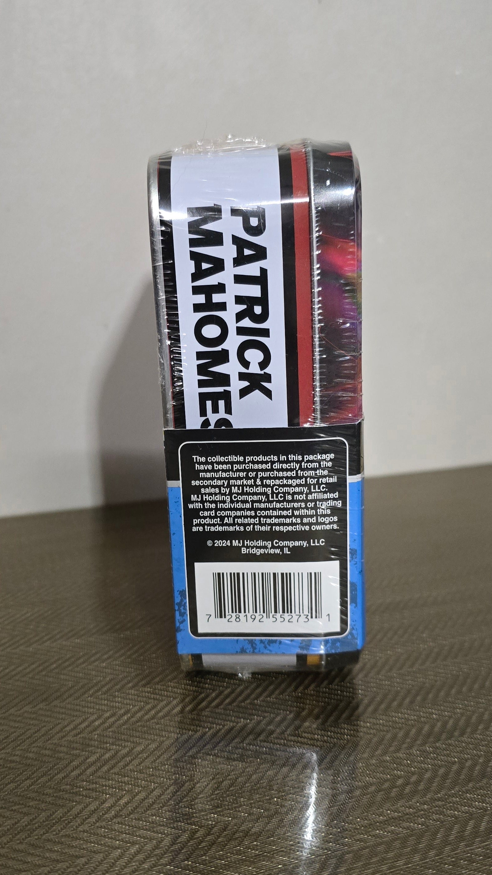 2024 NFL Patrick Mahomes II Champion Cartes Football US Collection Optic Edition MJH Collector Tin MJ HOLDING