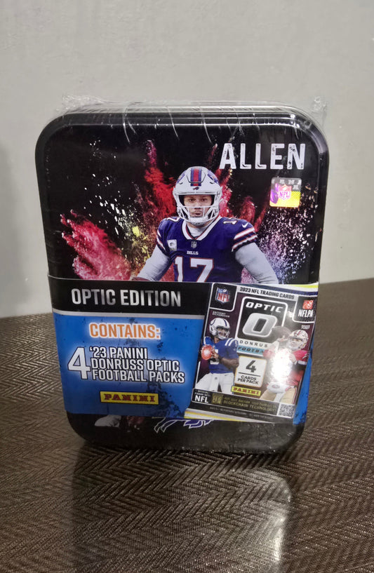 2024 NFL Josh Allen Champion Cartes Football US Collection Optic Edition MJH Collector Tin MJ HOLDING