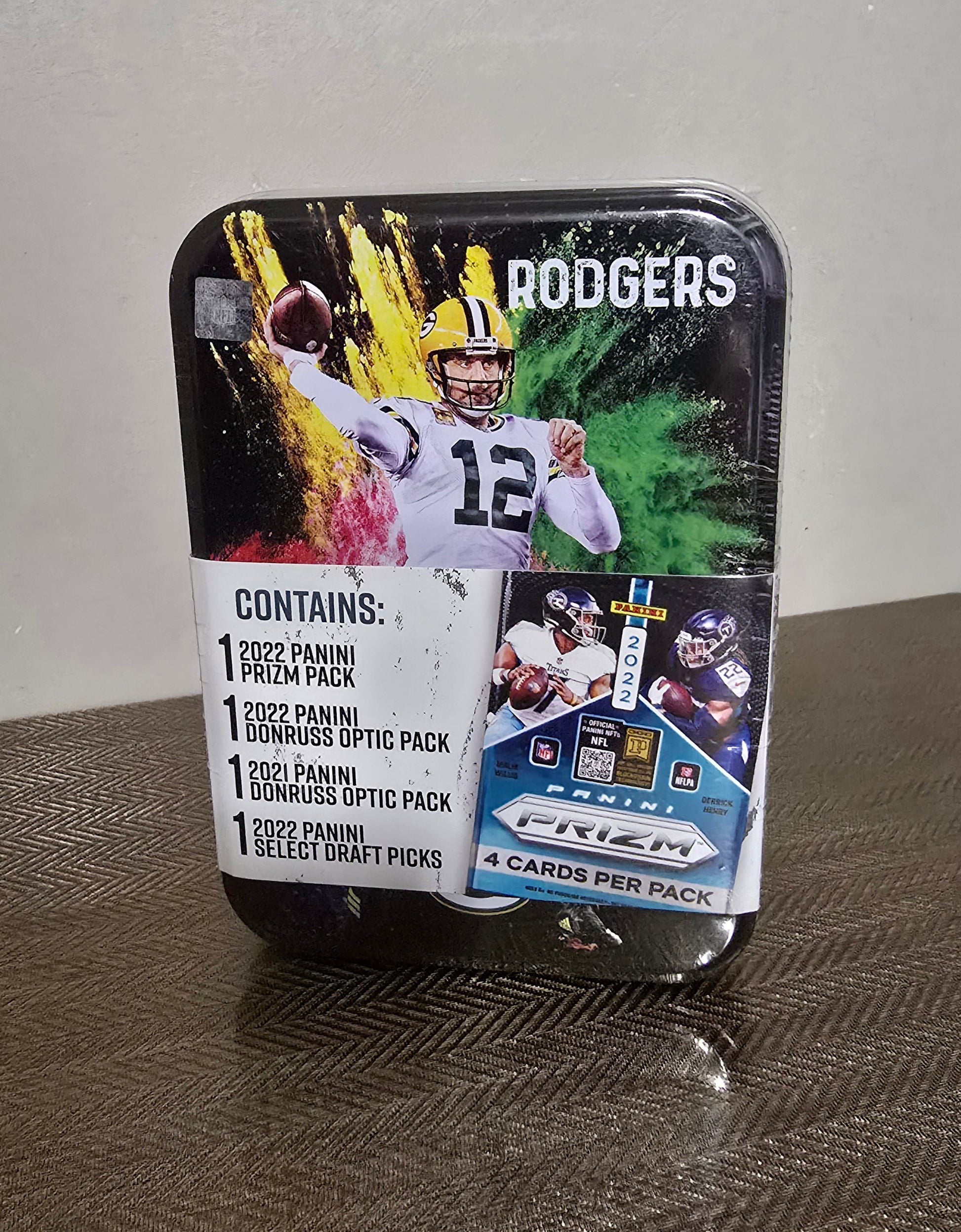2023 NFL Aaron Rodgers Championship Cartes Football US Coll Vol 1 MJH Tin MJ HOLDING