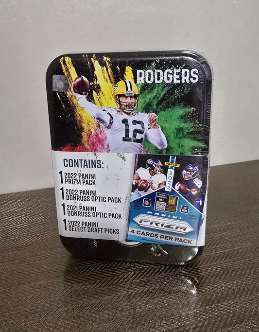 2023 NFL Aaron Rodgers Championship Cartes Football US Coll Vol 1 MJH Tin MJ HOLDING