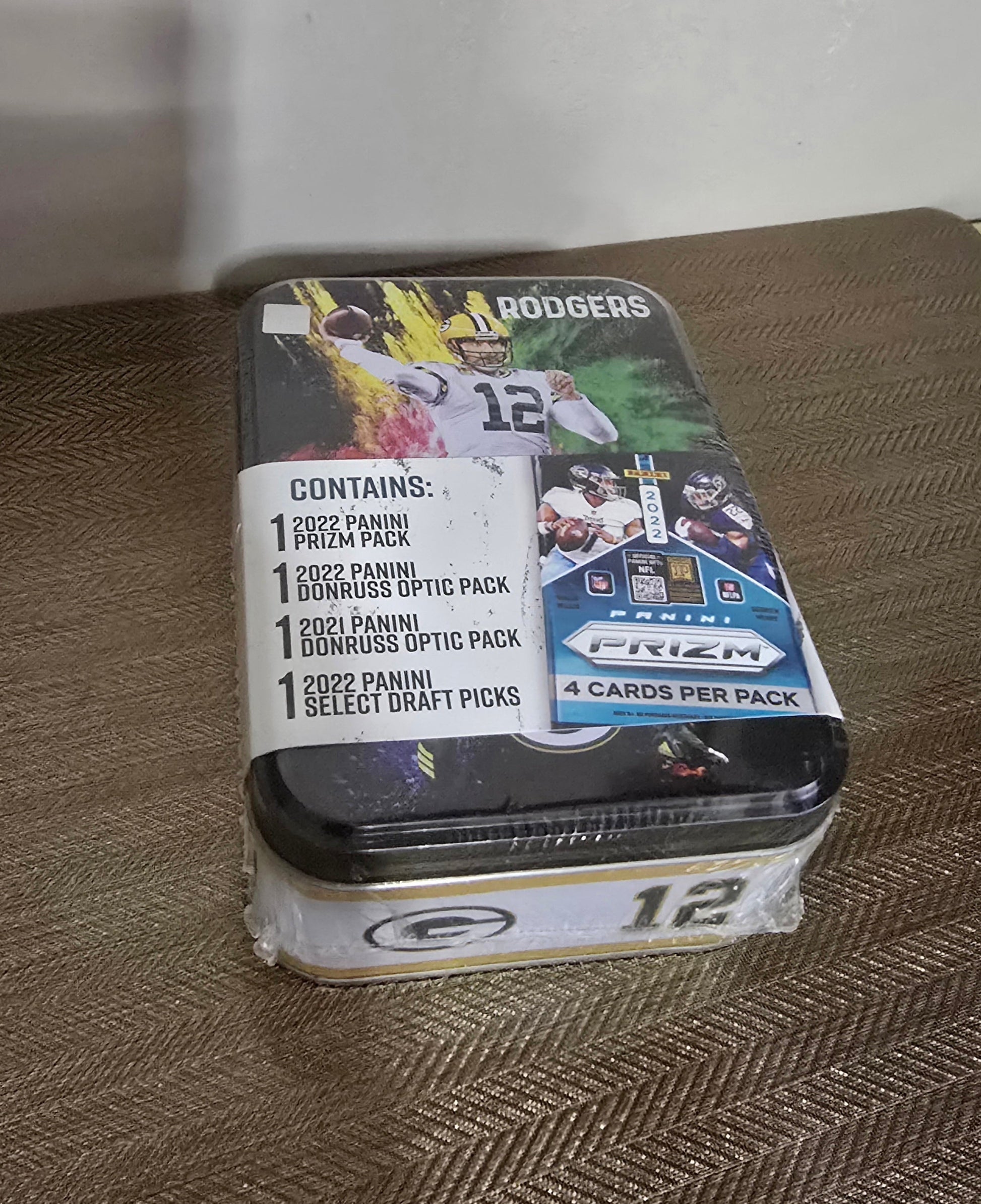 2023 NFL Aaron Rodgers Championship Cartes Football US Coll Vol 1 MJH Tin MJ HOLDING