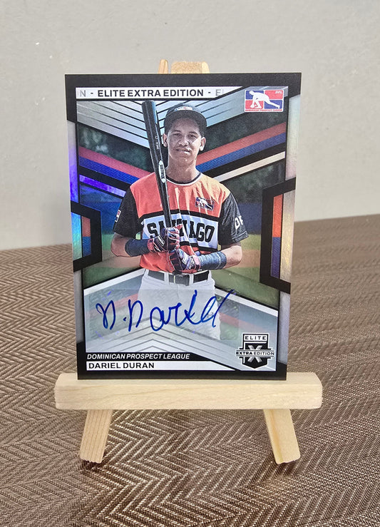 Carte Autographe collection Baseball MLB DARIEL DURAN Panini