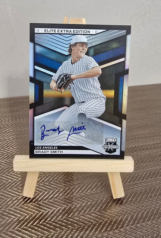 Carte Autographe collection Baseball MLB BRADY SMITH Panini