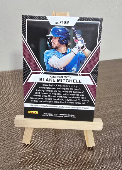 Carte Patch numérotée #192/199 collection Baseball MLB BLAKE MITCHELL Panini