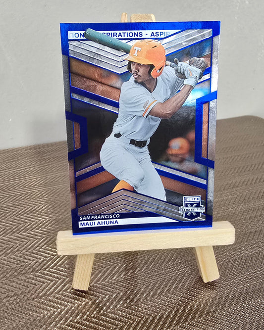 Carte numérotée #318/349 collection Baseball MLB MAUI AHUNA Panini