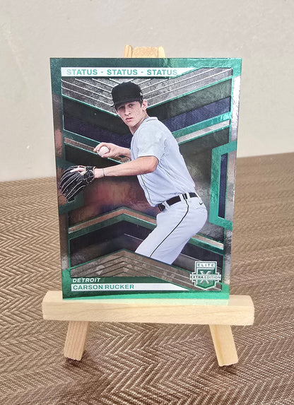Carte numérotée #340/499 collection Baseball MLB CARSON RUCKER Panini