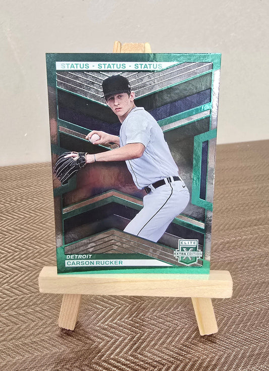 Carte numérotée #340/499 collection Baseball MLB CARSON RUCKER Panini