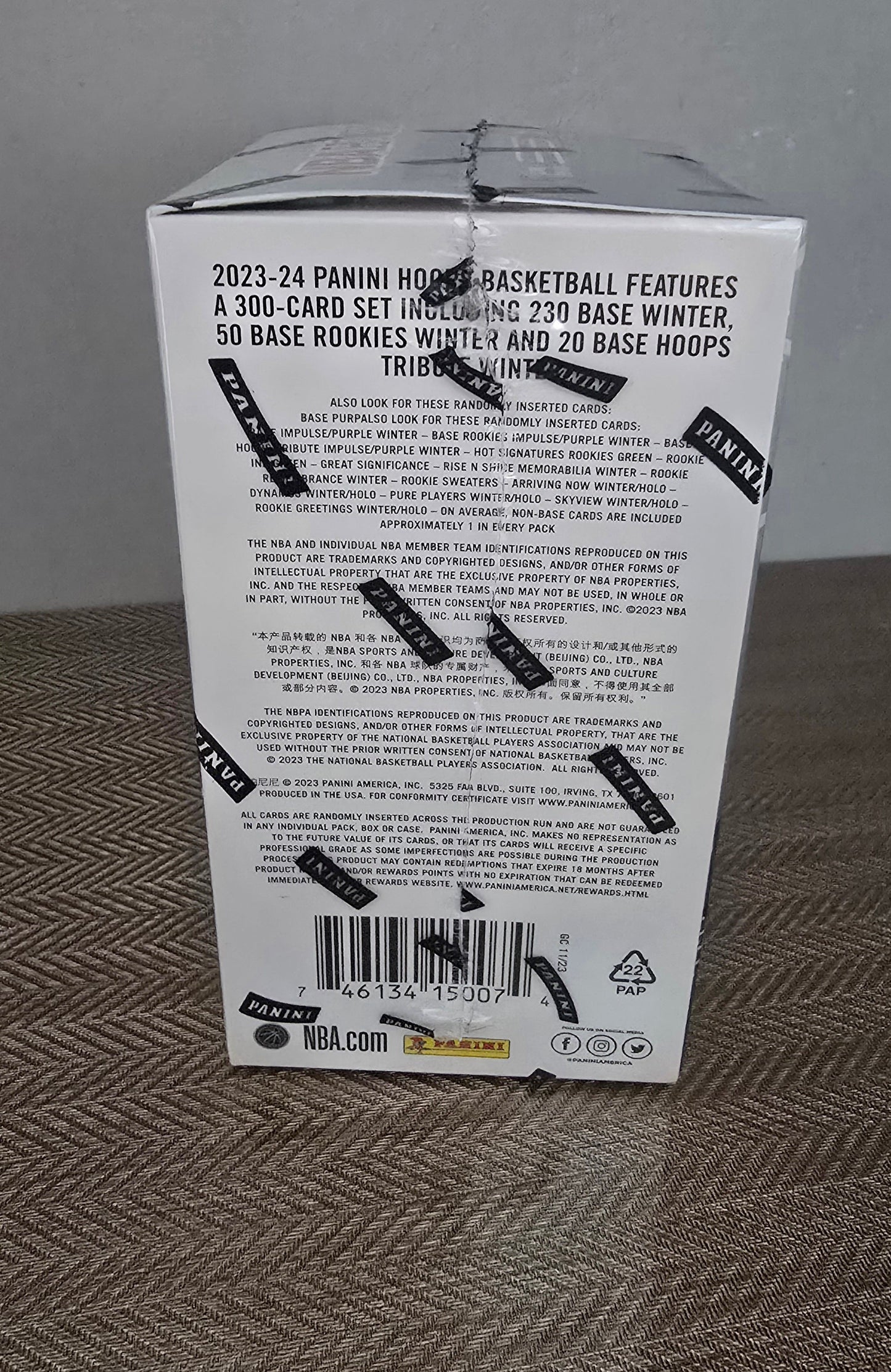 2023-24 Panini Hoops Holiday Cartes Basketball NBA Blaster Box Panini