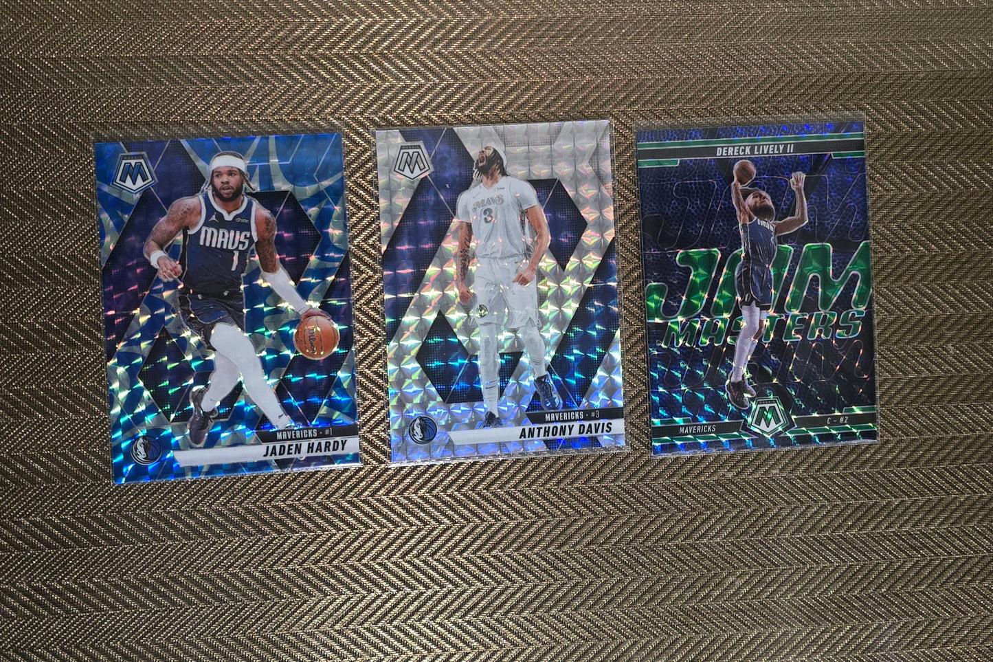 Lot 3 Cartes collection sport Basketball NBA Equipe MAVERICKS Panini