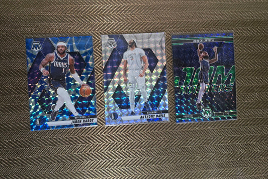 Lot 3 Cartes collection sport Basketball NBA Equipe MAVERICKS Panini