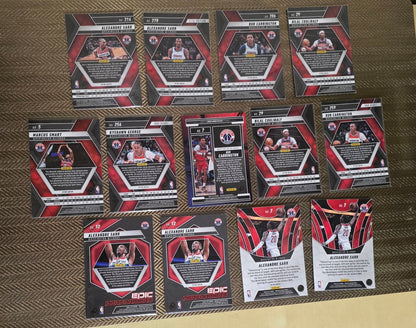 Lot 13 Cartes collection sport Basketball NBA Equipe WIZARDS Panini